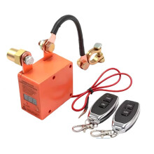 Drahtloser Ferngesteuerter Kfz-Trennschalter, 12V 240A Batterietrennschalter mit LED-Anzeige für Auto, Wohnmobil, ATV, LKW, Boot