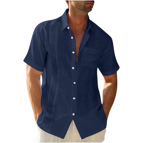 Men's Gradient Short Sleeve Casual T-Shirt