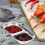 Rostfria dippskålar för sushisås, 5 st 2