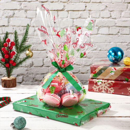Christmas wrapping paper roll transparent cellophane 1 roll 1