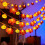 Maple Leaf Pumpkin String Lights Indoor Outdoor 36 ft 4