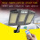 LED Security Flood Light IP65 Motion Sensor 384 SMD 6