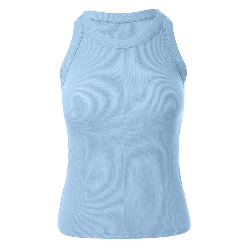 Women's Backless Tank Top Blue S 2