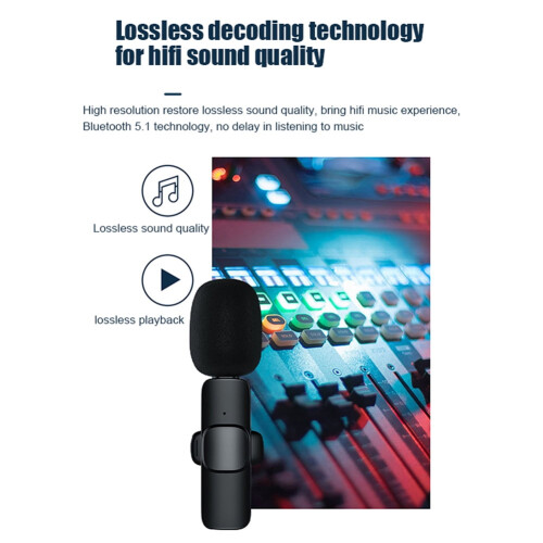 LingStar wireless 3.5mm lavalier microphone omnidirectional 2