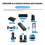 LingStar wireless 3.5mm lavalier microphone omnidirectional 8