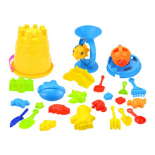 Beach Sand Toys Set Bucket Shovels Castle Building Kit 25