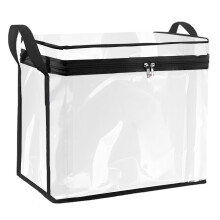 Boîte de rangement pour bandes dessinées transparente et pliable, volume unique