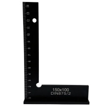 Houtbewerking 90 Graden Hoek Vierkante Liniaal met Stand - Meetinstrument 150x100
