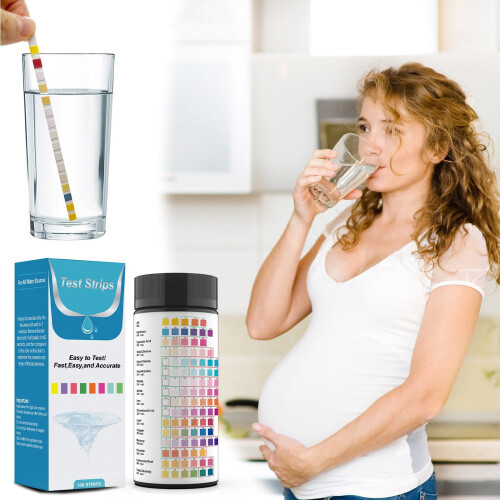 VALSEEL water test strips pH hardness alkalinity iron 100 1