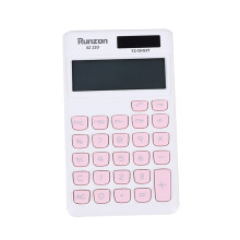 Calculatrice de base Gallickan, alimentée à l'énergie solaire et par piles.