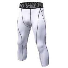 Kompressions-Capri-Leggings für Herren, schnelltrocknend