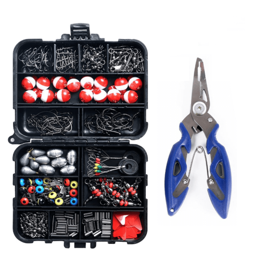 Visgerei set, compacte viskist, 263 stuks