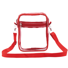 Transparante crossbodytas voor dames, 1 stuk