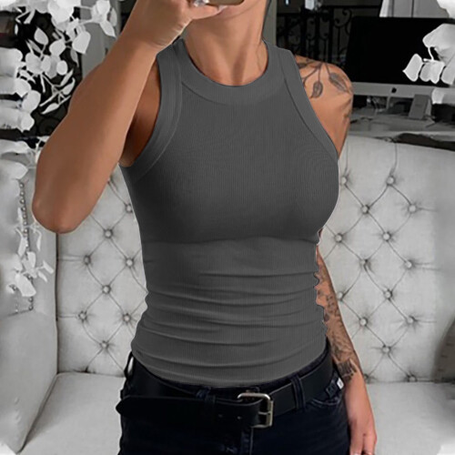 Women's tank top backless vest L 1