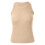 Women's Backless Tank Top Beige M 4