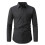 Solid Lapel Button Blouse Long Sleeve Business 1