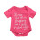 Baby-Strampler, kurzärmelig, Buchstabenprint, rosa, 6-9 Monate 1