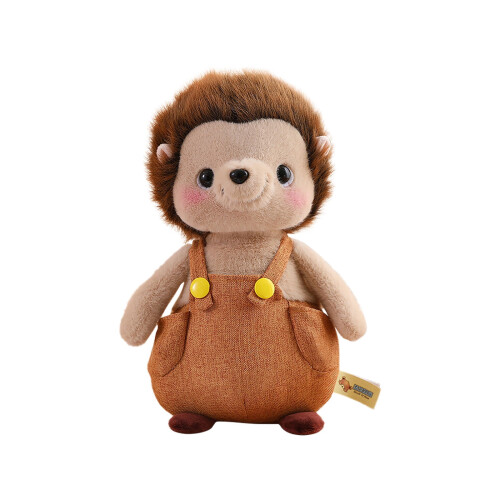 Hérisson en peluche marron 30 cm