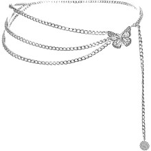 Dames taillekettingriem goud zilver plus size