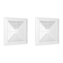 Bathroom Exhaust Fan Cover with Springs 2 Pack