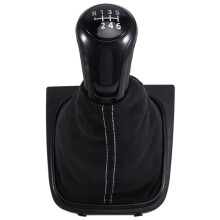 6 Speed Manual Gear Shift Lever Knob Boot for 5 MK5 for MK3 for III Replacement Car Interior Part