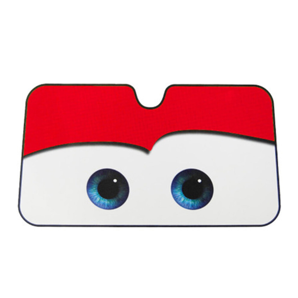 Cartoon Eyes Front Windshield Sun Shade 1 Pack Blue 9023022954121