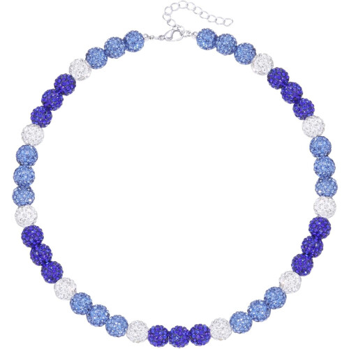 Baseball-Strass-Halskette, Ice Collection, 1 Stück