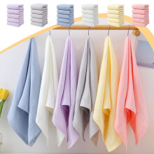 Serviettes de toilette en coton gris, 73 x 35 cm, lot de 5
