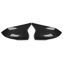 For 2021 2022 Car Rearview Side Mirror Cover Wing Cap Exterior Door Housing Shell Trim