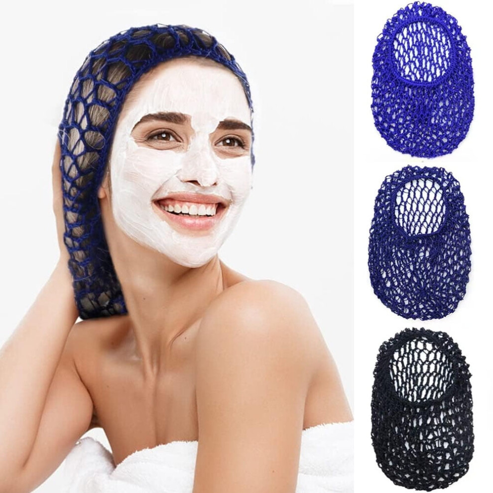 Soft Rayon Mesh Hair Nets for Sleeping 3pcs