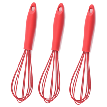 Fouet en silicone résistant à la chaleur pour ustensiles de cuisine antiadhésifs (1 pièce)