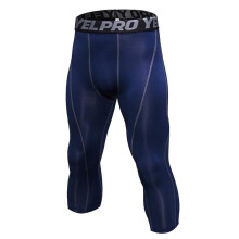 Compressie capri legging voor heren, sneldrogend