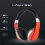 Ακουστικά Bluetooth Gnobogi Over-Ear, Πτυσσόμενα ασύρματα και ενσύρματα, FM, Micro, Συμβατά με 2