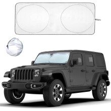 Parasole per parabrezza Jeep, protezione UV e calore, 60x21 pollici