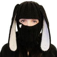 Balaclava sapka nyuszifülekkel, szélálló, lélegző