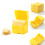 Contenitore per fette di formaggio in plastica con coperchio a ribalta 8