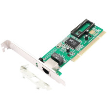 Gigabit PCI Ethernet Kaart voor Desktop PC RTL8169 Chip, 1000Mbps, RJ45 Enkele Poort, Geschikt voor Grote & Kleine Behuizingen Netwerkadapter