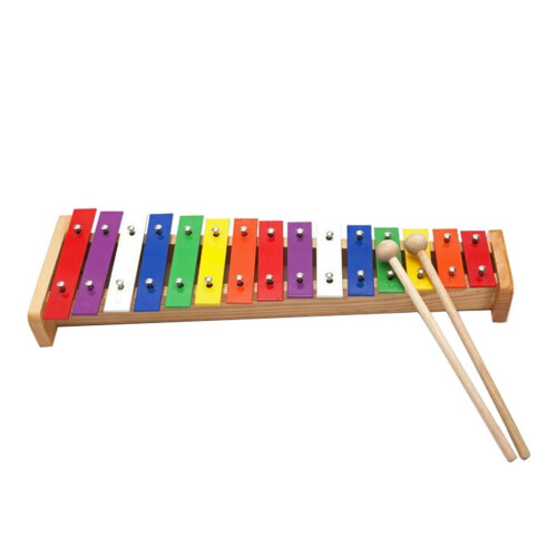 Glockenspiel, Vibraphon, pädagogische Percussion mit 15 Tönen