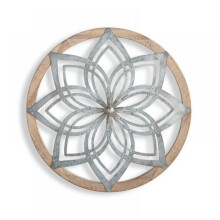Ronde metalen wandmedaillon, decoratieve sculptuur voor thuis