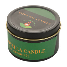 Bougies Aespoir à la citronnelle, parfum citronnelle verte, lot de 4