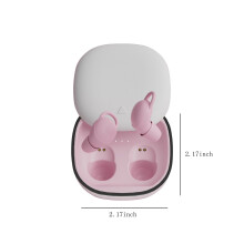 Wireless Earbuds Bluetooth In-Ear Pink 1 Pair