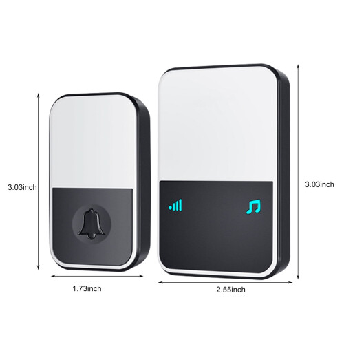 Wireless Doorbell Intelligent Remote Control 1pc 2
