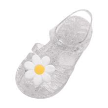 Sandalen voor peutermeisjes in fruitgelei-kleuren met een uitgeholde binnenkant, zacht en comfortabel.