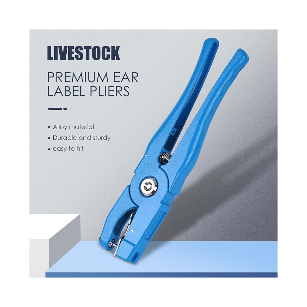 Universal Livestock Ear Tag Pliers Applicator Veterinary Ear Tag Applicator For Cattle, Sheep, Goats, And More 6033479422282