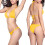 Bikini da donna senza maniche push-up imbottito a 2 pezzi 1