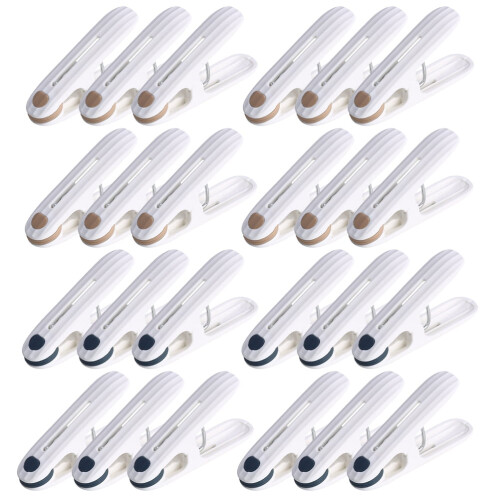 Supvox plastic quilt fixing clips assorted colors 24 pcs