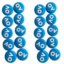 20Pcs Tennis Racket Vibration Dampeners Silicone Anti-Vibration Tennis Racquet