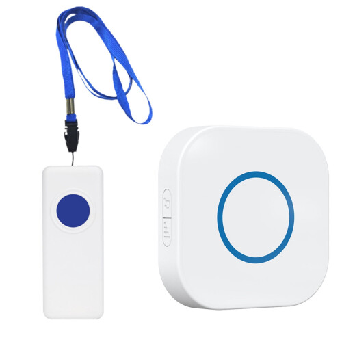 Wireless Doorbell for Elderly Long Range Portable Pager 1