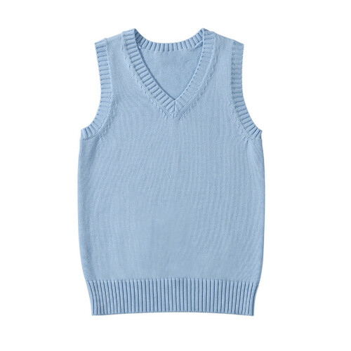 Women's light blue vintage sleeveless vest 1 pack 1