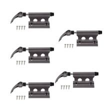 5X Bike Fork Mount Bicycle Truck Bed Roof Bike Rack Bike Fork Mount Block Truck Mount for MTB Road Bike Silver